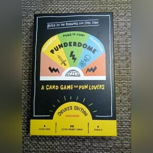 NIB Punderdome Deluxe Edition...A Card Game for Pun Lovers Family Fun Game Night